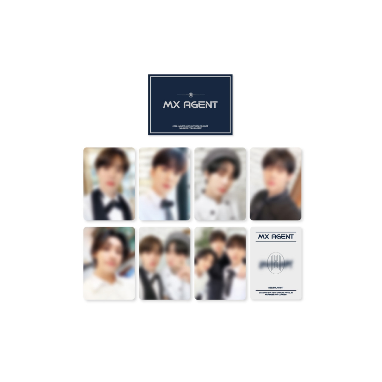 MONSTA X - 04 PHOTOCARD SET [2022 MX AGENT] - interAsia